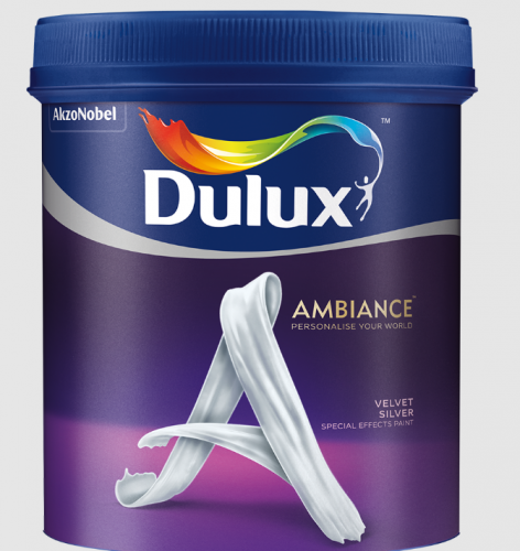 Dulux Ambiance Special Effects Paints (Velvet Silver)