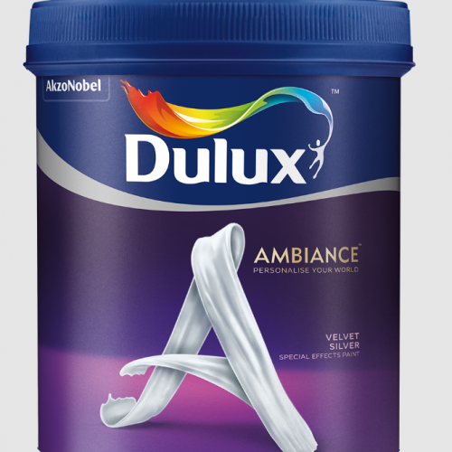 Dulux Ambiance Special Effects Paints (Velvet Silver)