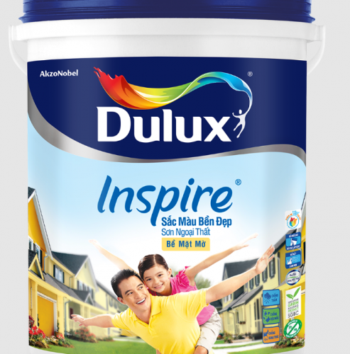 Dulux Inspire Ngoại Thất Sắc Màu Bền Đẹp Bề Mặt Mờ